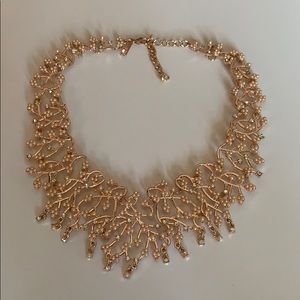 Inc Collar Necklace - Rose Gold